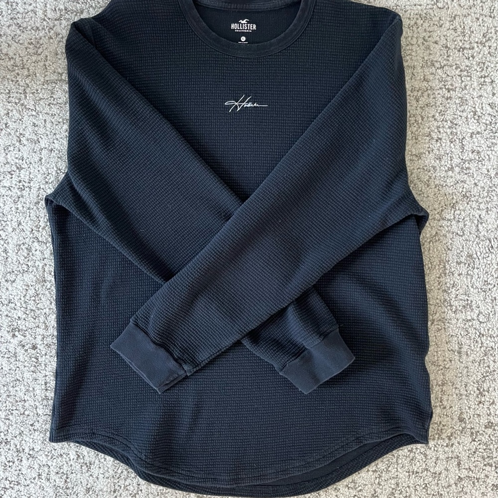Men’s Hollister Long Sleeve Waffle Crew T-Shirt XL